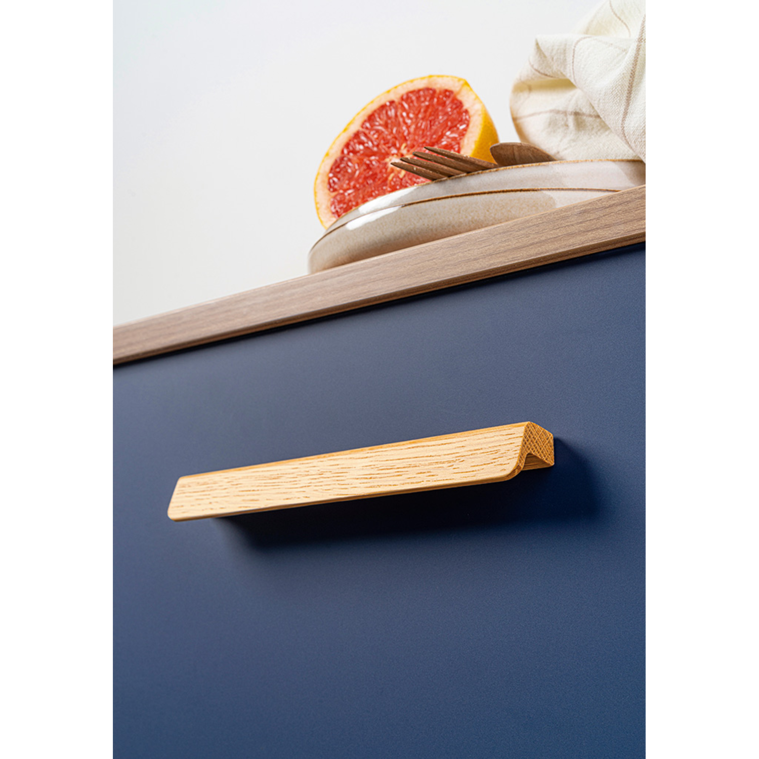 Poignée FLAPP WOOD BA32 L70 bois chêne nature non laqué